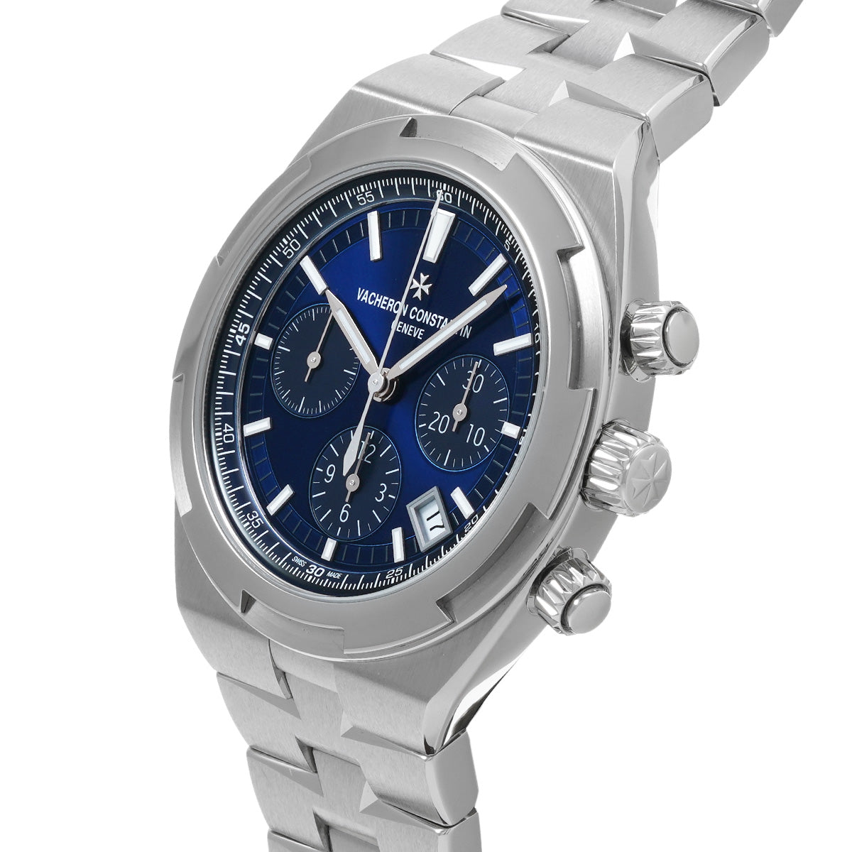 Overseas Chronograph 5520V/210A-B148 Blue Lacquer VACHERON CONSTANTIN Men's [Pre-Owned].