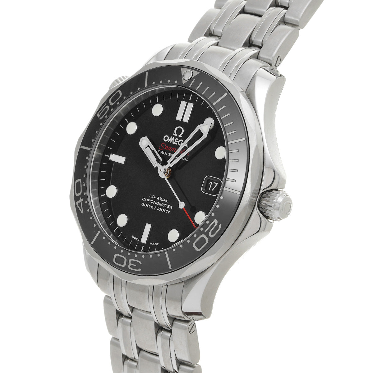 Seamaster Diver 300 Co-Axial 212.30.41.20.01.003 Black OMEGA Men's [Pre-Owned].