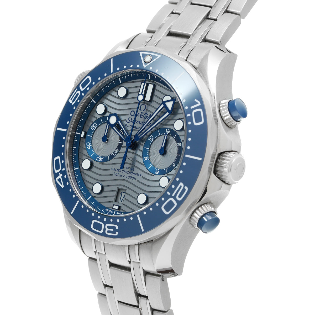 Seamaster Diver 300 Co-Axial Master Chronometer Chronograph 210.30.44.51.06.001 Gray OMEGA Mens [Pre-owned]