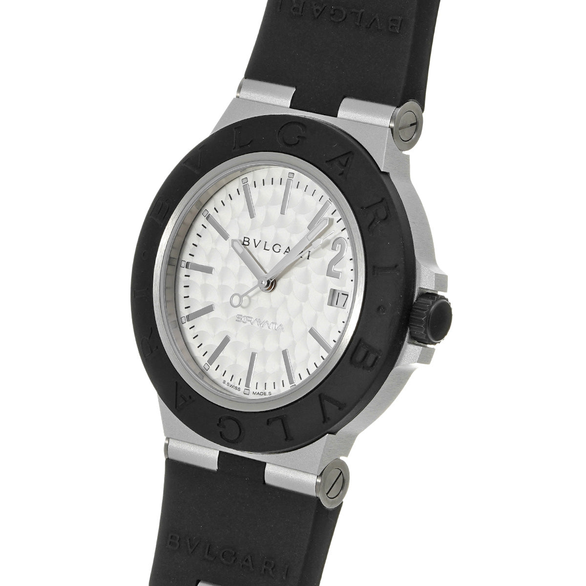 Aluminum Motoi Sorayama model Limited edition of 1000 pieces 103703 Silver BVLGARI Men's [Pre-owned].