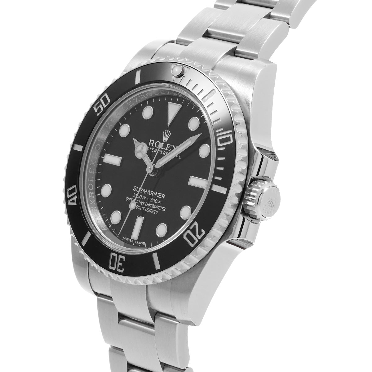 Submariner 114060 Random Serial Black ROLEX Men's [Pre-Owned].