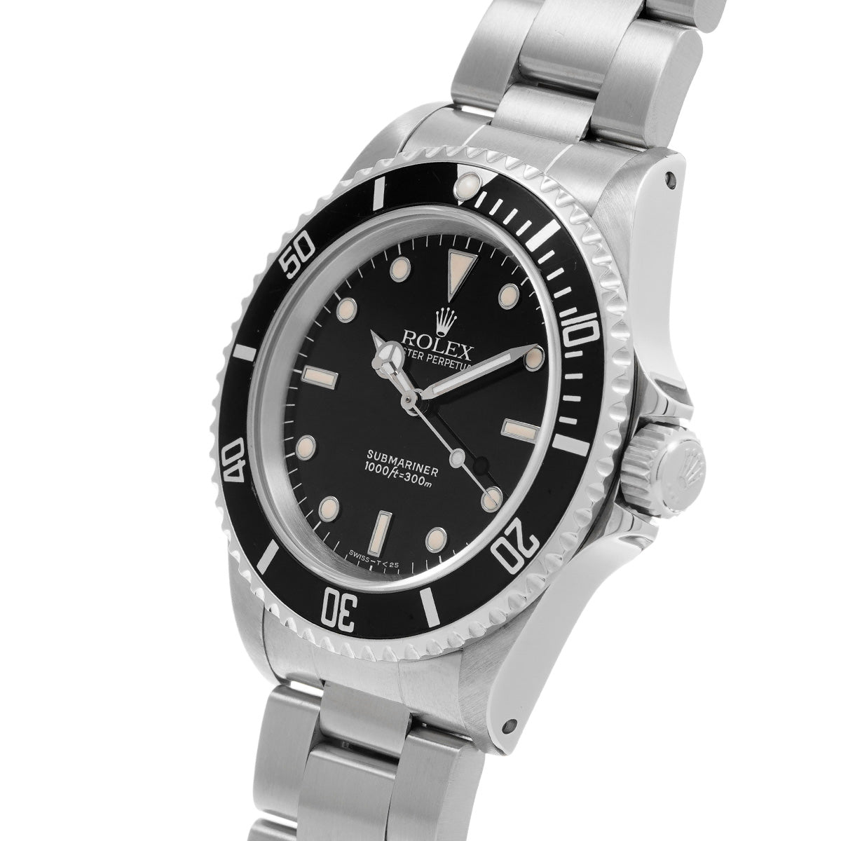 Submariner 14060 N (manufactured circa 1990) Black ROLEX Men's [Pre-owned].
