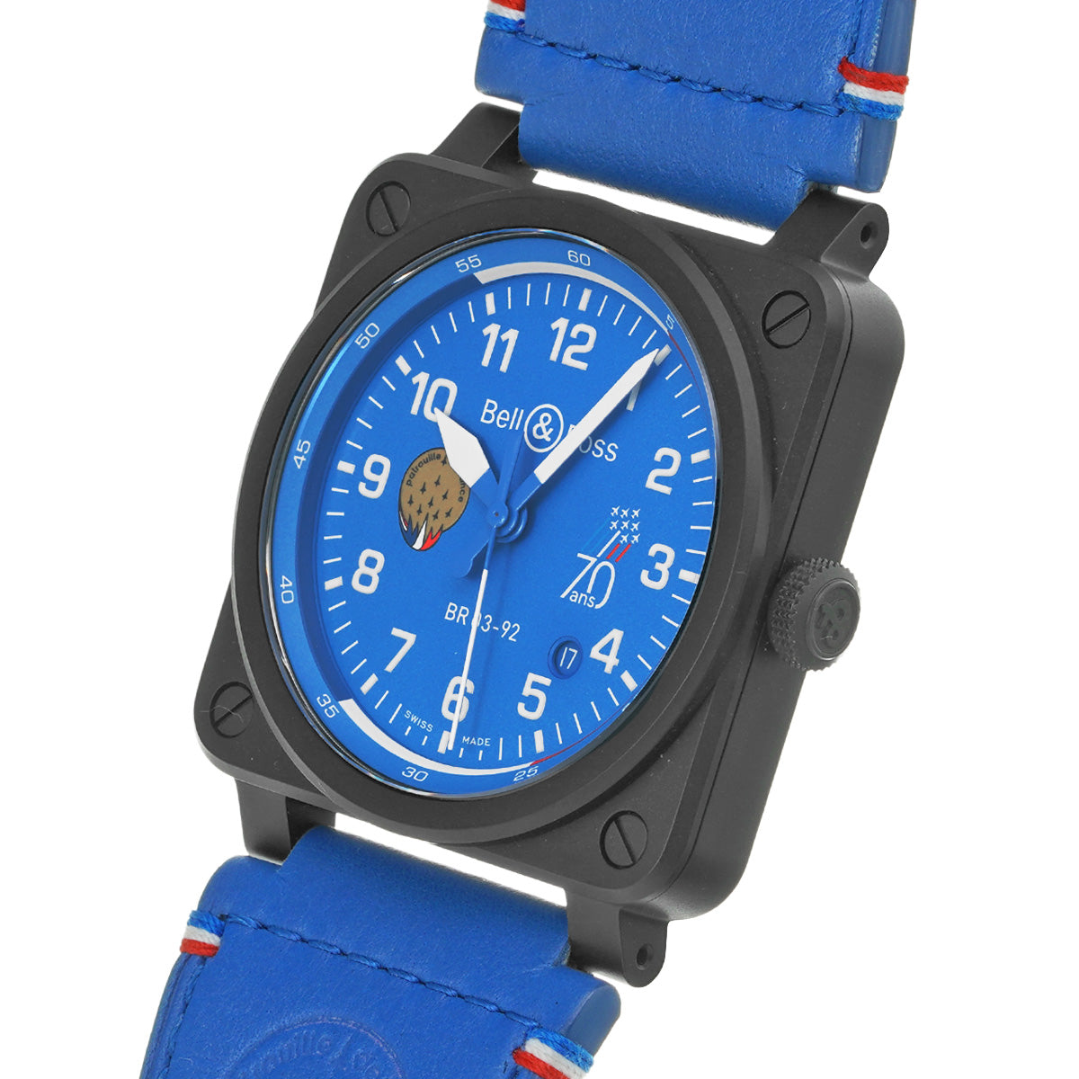 BR-03 Patrouille de France 70th Anniversary BR0392-PAF7-CE/SCA Blue Bell &amp; Ross Men's [pre-owned]