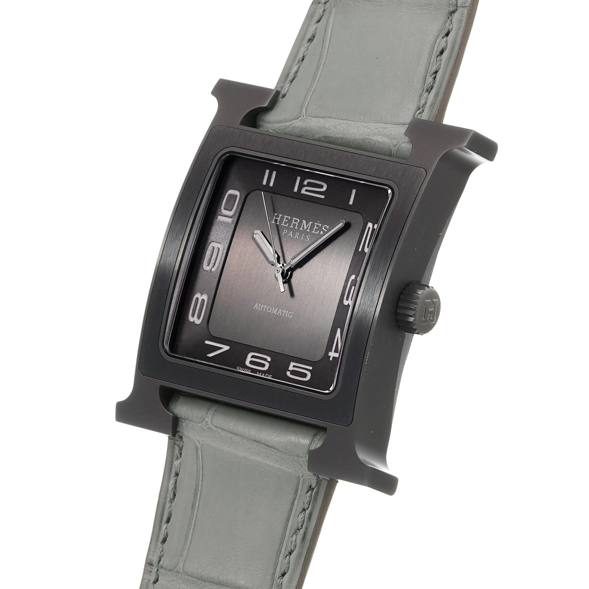 H Watch HH5.841c Gray HERMES Men's [Pre-owned].