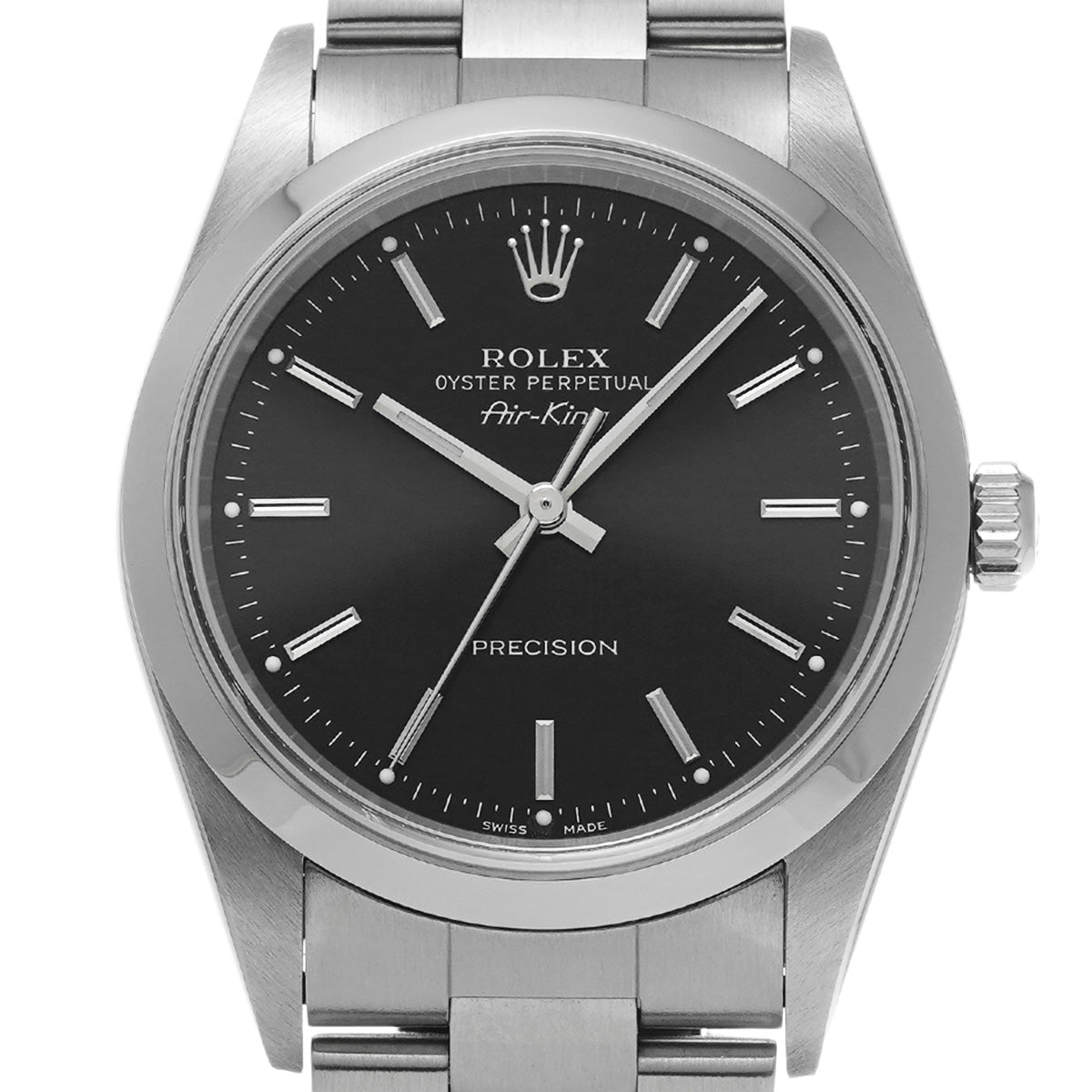 Air-King 14000M K (made around 2001) Black ROLEX Men's [Pre-Owned].