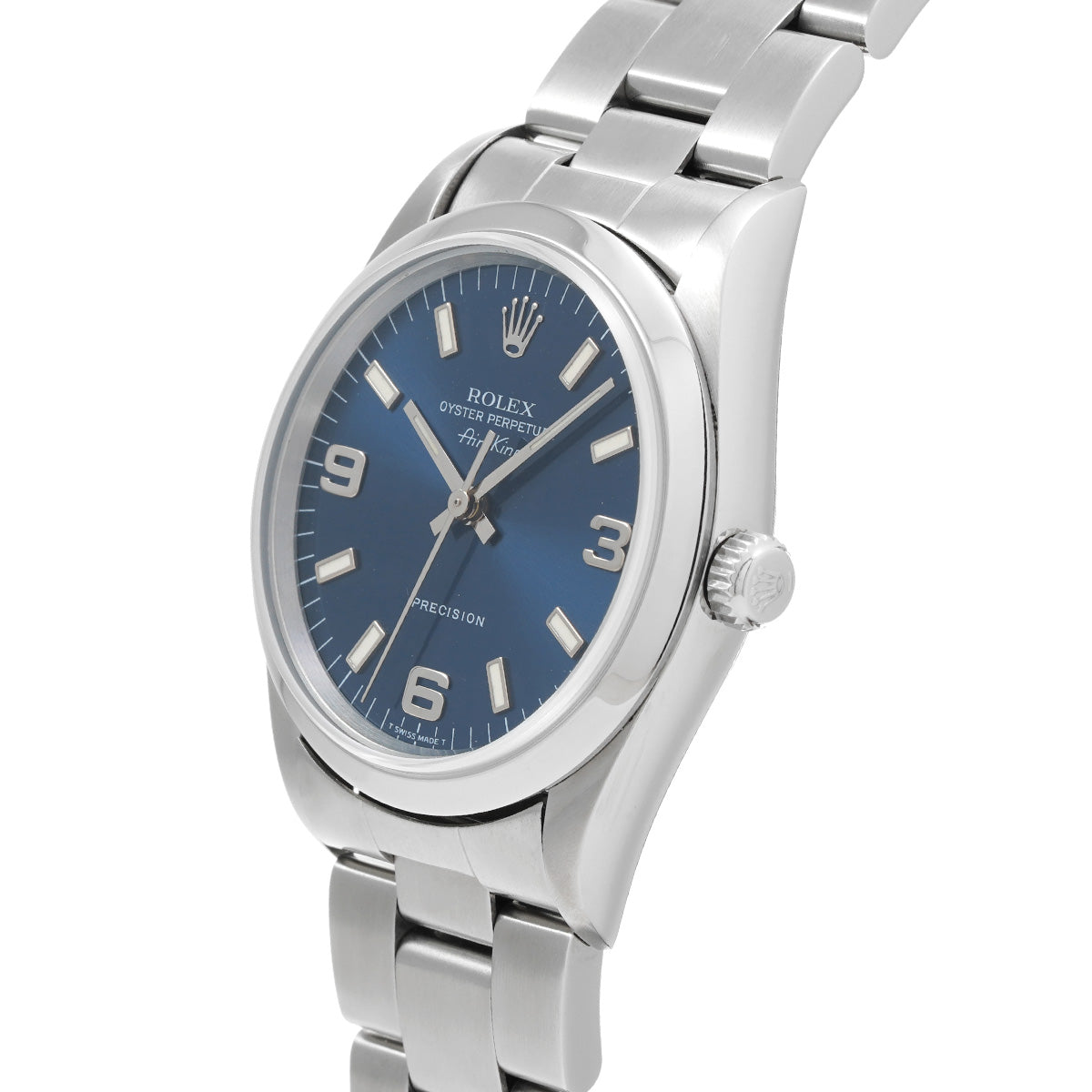 Air-King 14000 U (manufactured circa 1997) Blue ROLEX Men's [Pre-owned].