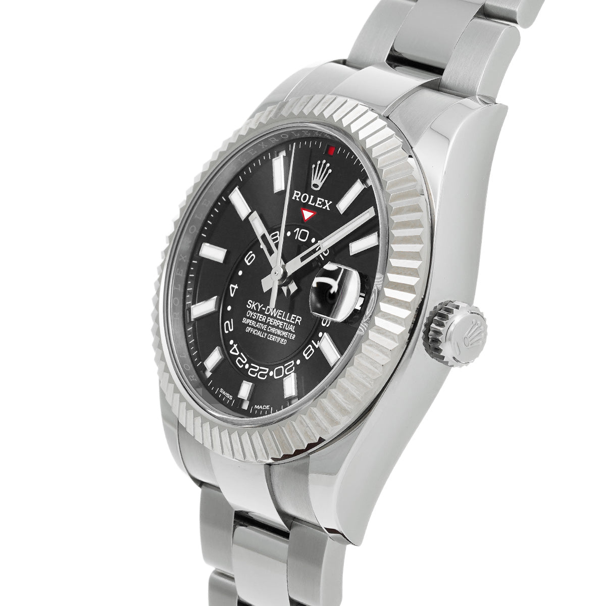 SKYDWELLER 326934 Random Serial Black ROLEX Men's [Pre-Owned].
