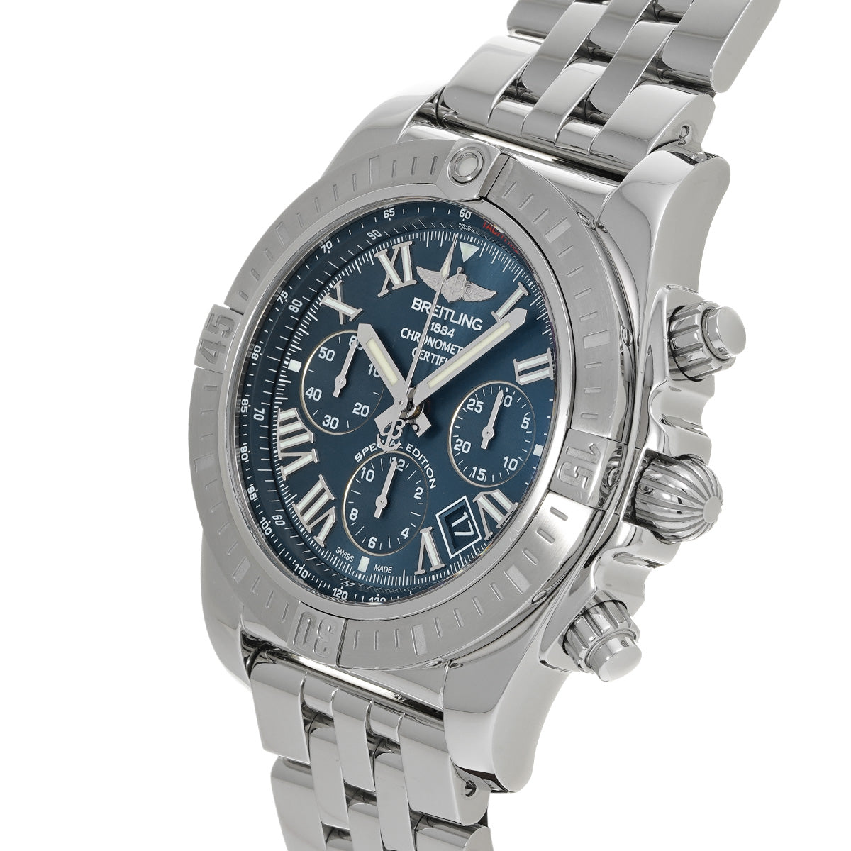 Breitling Chronomat JSP Japan Limited AB0115111C2A1 Blue BREITLING Men's [Pre-Owned].