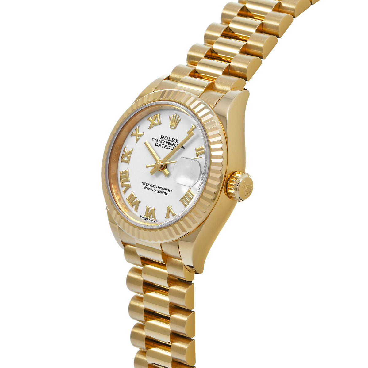 DATE JUST 28 279178 Random Serial White ROLEX Ladies [Pre-owned].