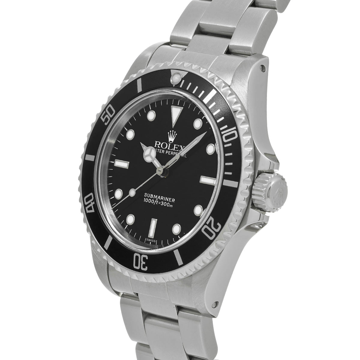 Submariner 14060 A (manufactured circa 1998) Black ROLEX Men's [Pre-Owned].