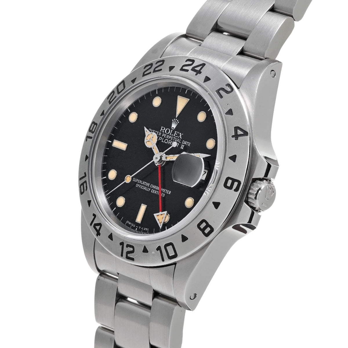 Explorer II 16550 84th (manufactured circa 1984) Black ROLEX Men's [Pre-Owned].