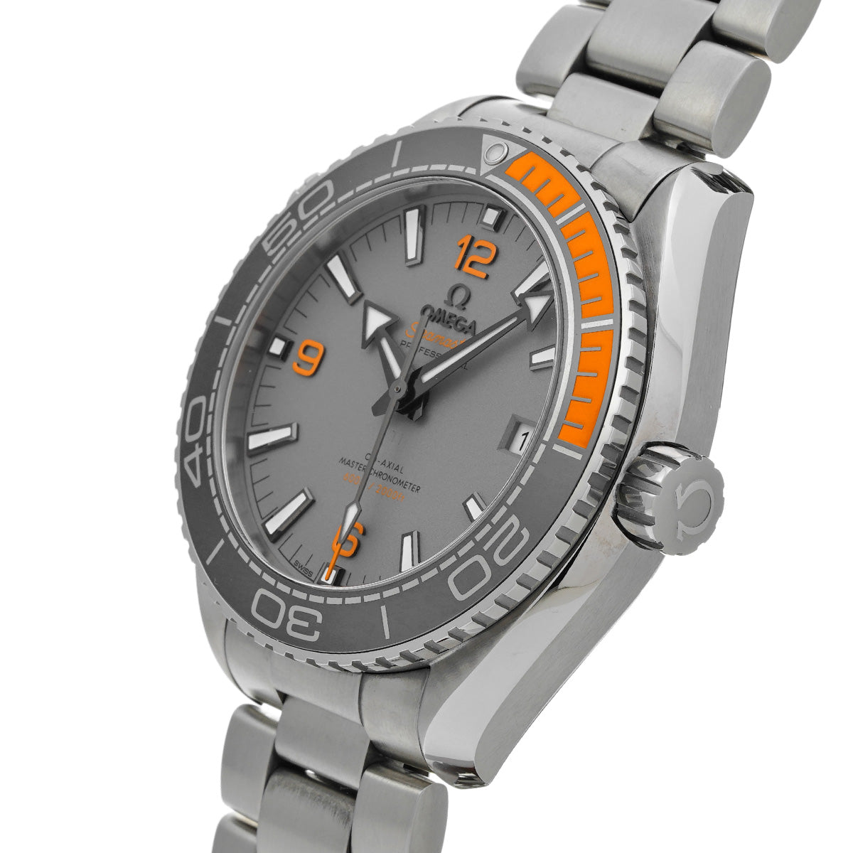 Seamaster Planet Ocean 600 Co-Axial Master Chronometer 215.90.44.21.99.001 Gray OMEGA Men's [pre-owned]