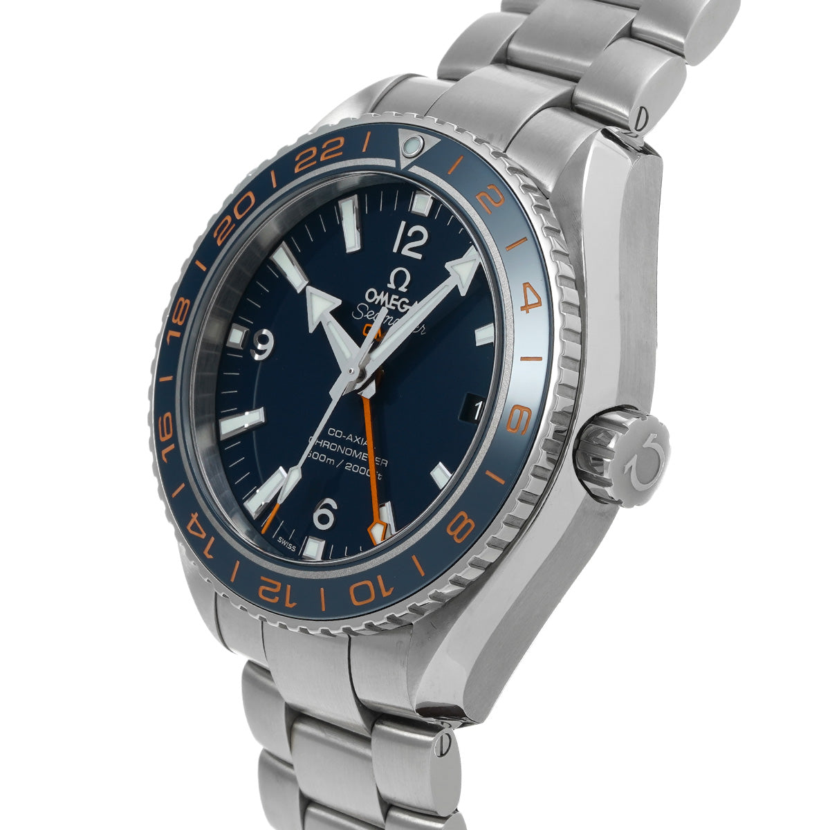 Seamaster Planet Ocean 600 Co-Axial GMT Good Planet 232.30.44.22.03.001 Blue OMEGA Mens [Pre-Owned]