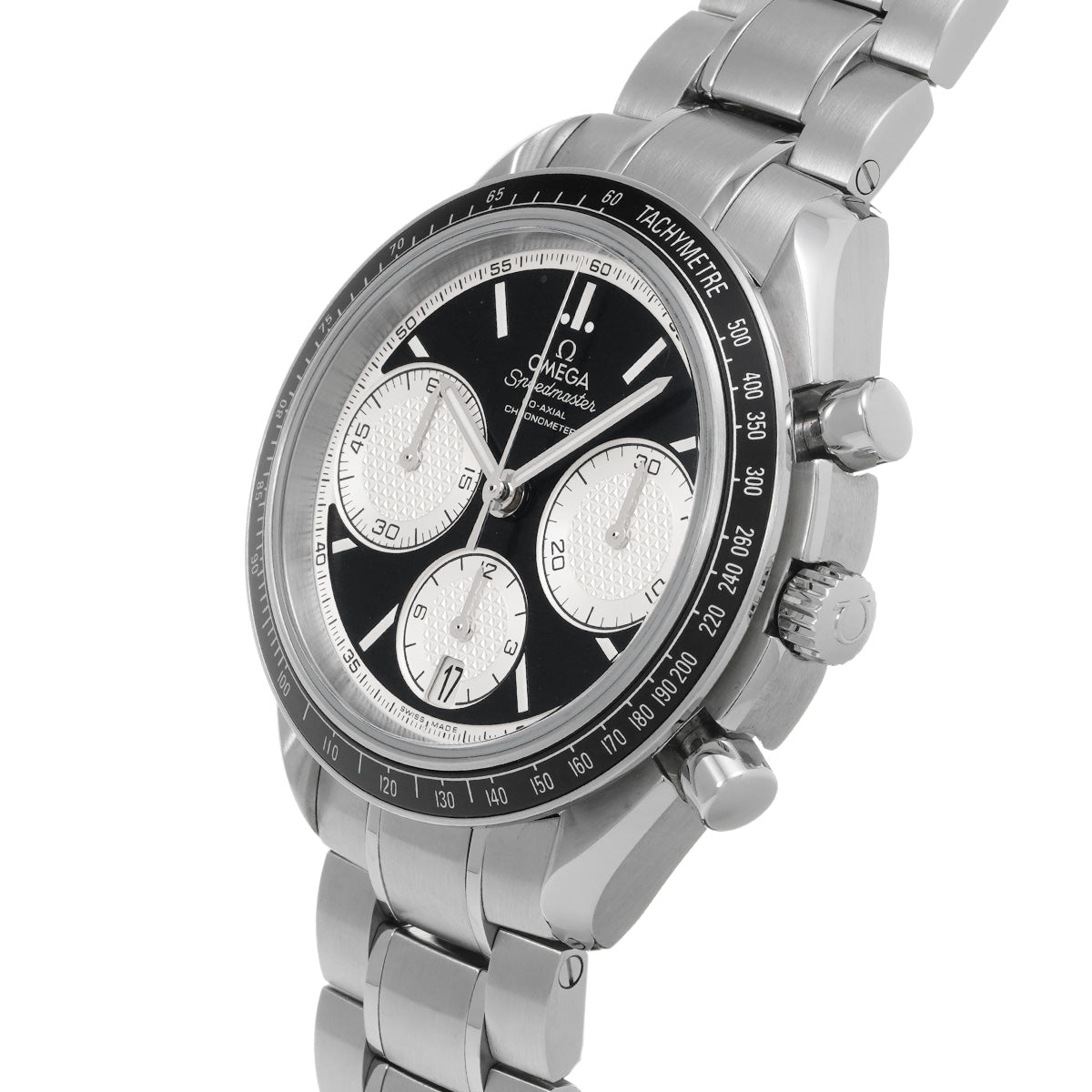 Speedmaster Racing Co-Axial 326.30.40.50.01.002 Black/Silver OMEGA Men's [Pre-Owned].