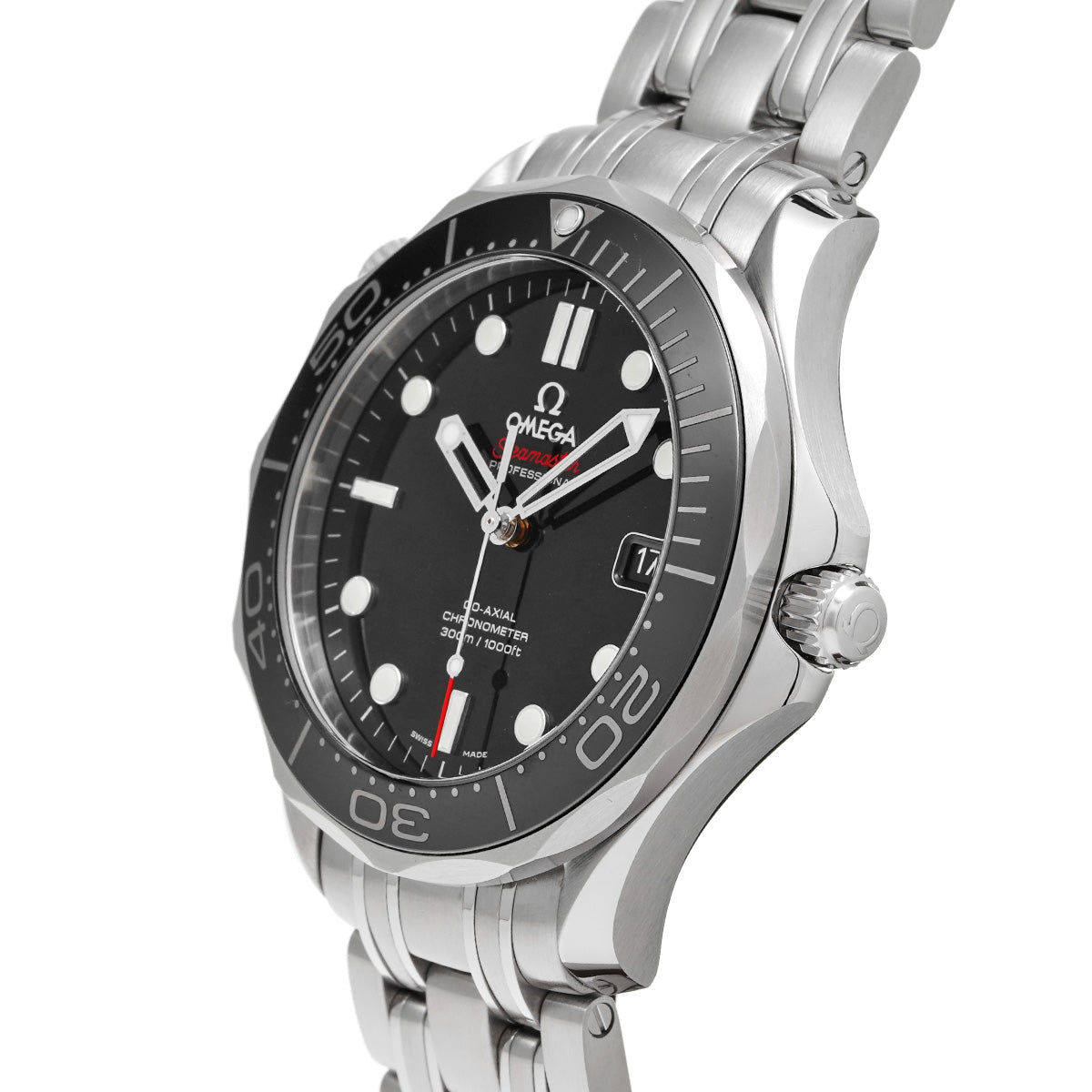 Seamaster Diver 300 Co-Axial 212.30.41.20.01.003 Black OMEGA Men's [Pre-Owned].