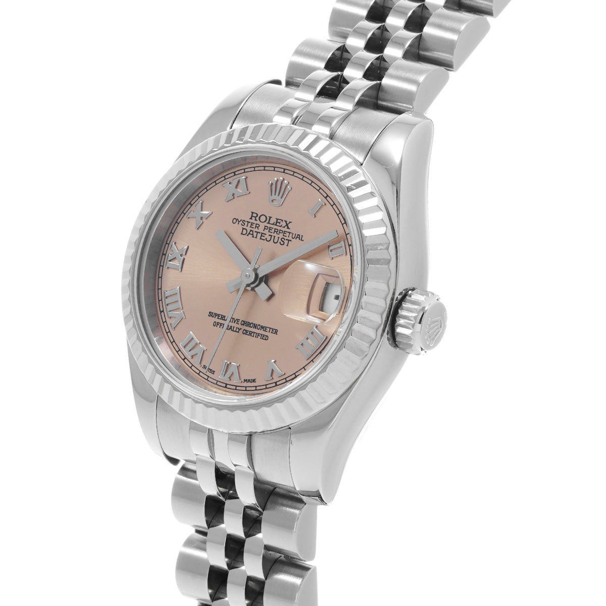 DATE JUST 179174 D (manufactured circa 2004) Pink ROLEX Ladies [Pre-Owned].