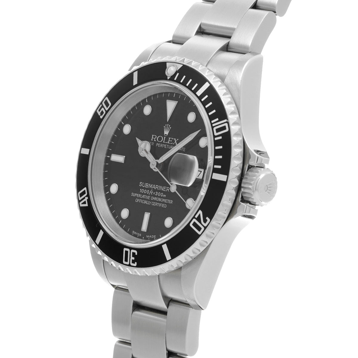 Submariner Date RCPO 16610 F No. (manufactured circa 2004) Black ROLEX Men's [Pre-Owned].