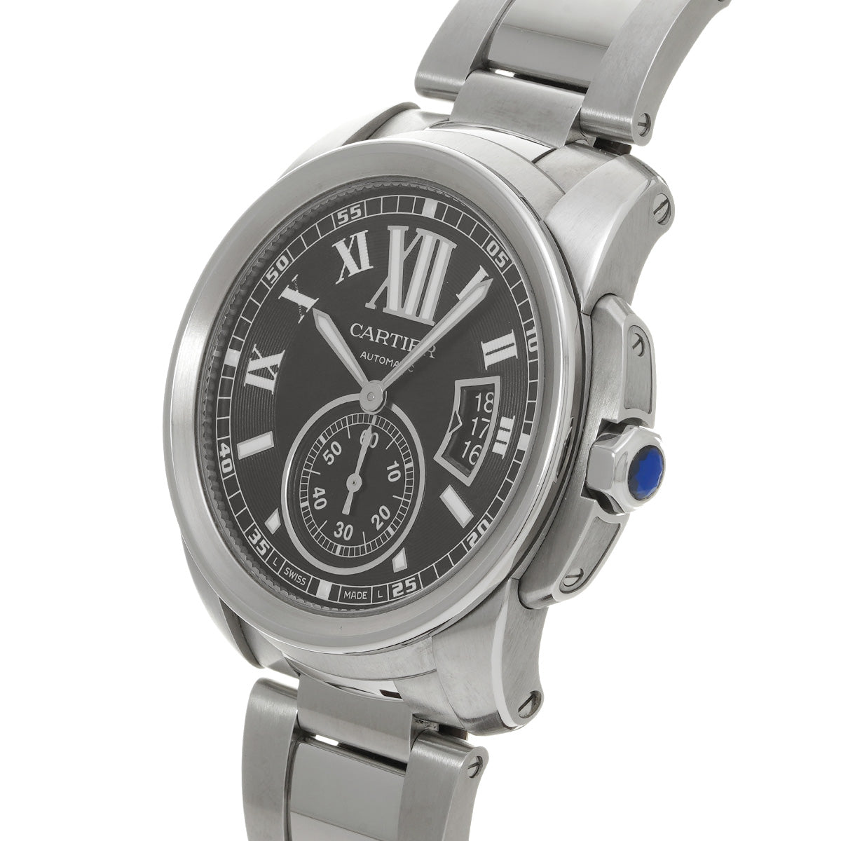 Calibre de Cartier W7100016 Black CARTIER Men's [Pre-owned].