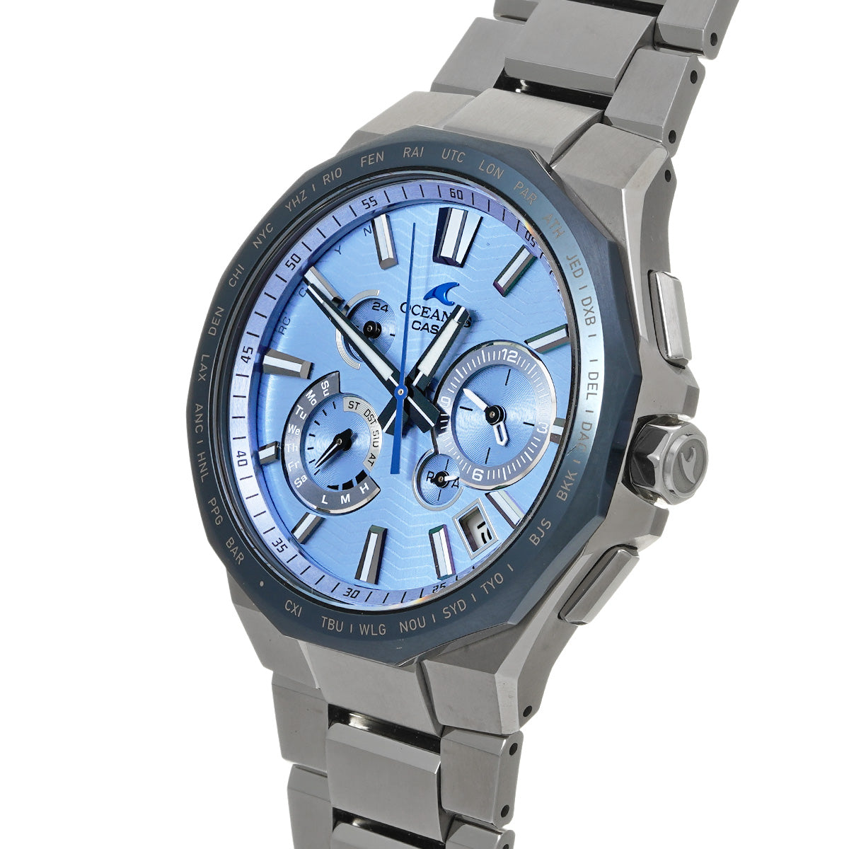OCW-T6000BV-2AJR Ocianas 20th Anniversary Limited Edition 1000 pieces Classic Line Blue CASIO Men's [Pre-Owned].