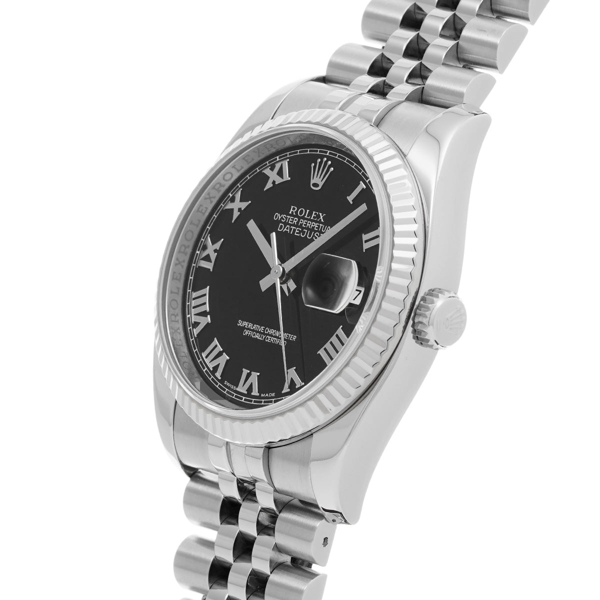 DATE JUST 116234 Random Serial Black ROLEX Men's [Pre-owned].
