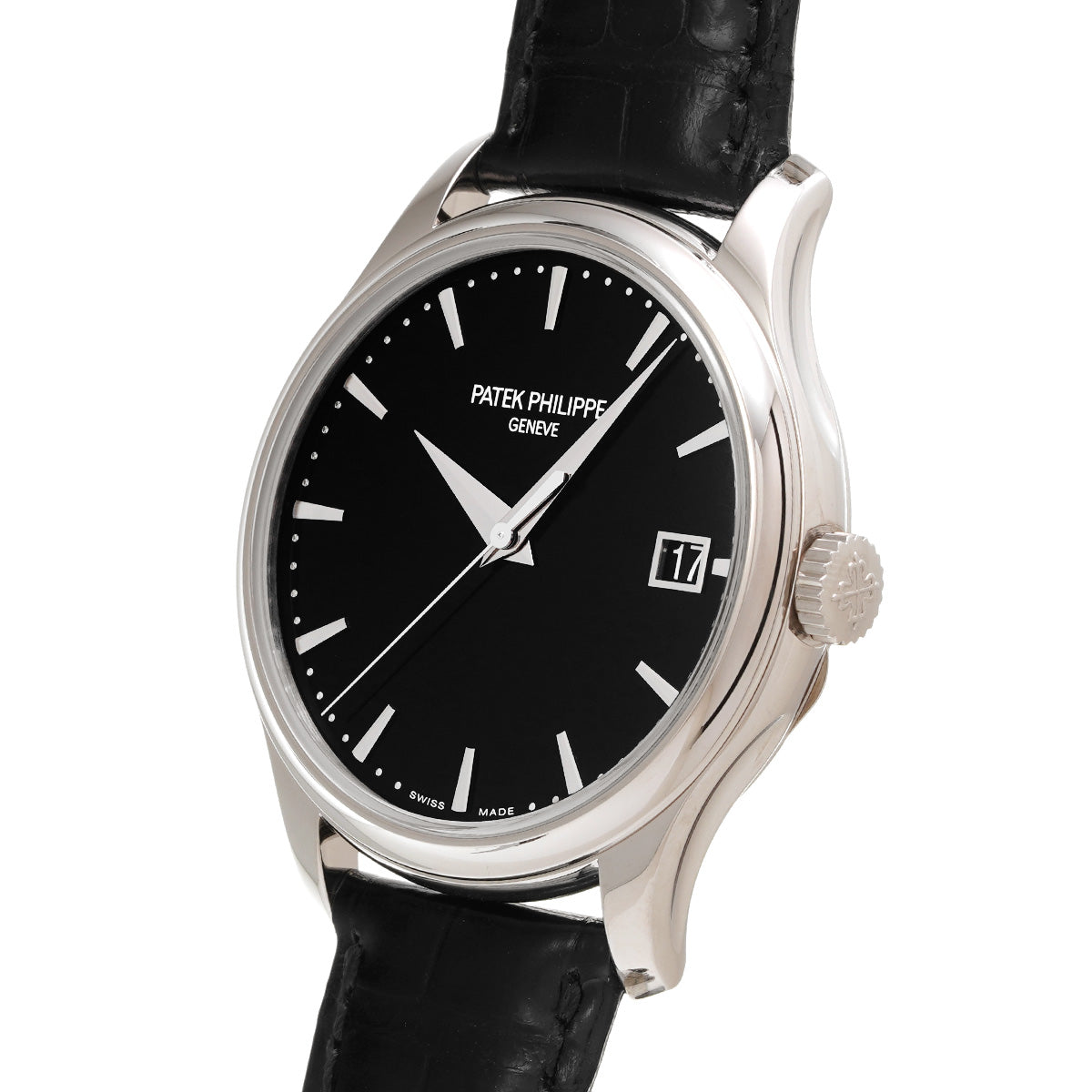 Calatrava 5227G-010 Black Laquer PATEK PHILIPPE Men's [Pre-Owned].