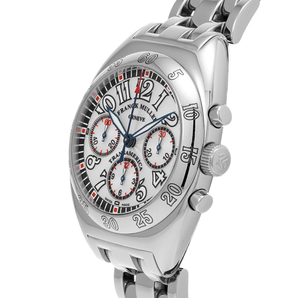 Transamerica Chronograph 2000CCAT Silver FRANCK MULLER Men's [Pre-Owned].