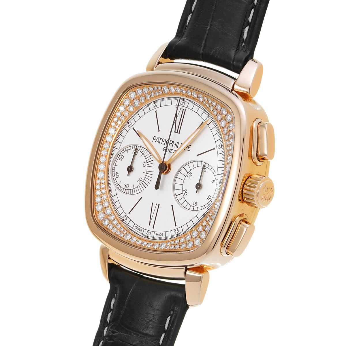 Complication Chronograph 7071R-001 White/Diamond PATEK PHILIPPE Ladies [Pre-Owned].