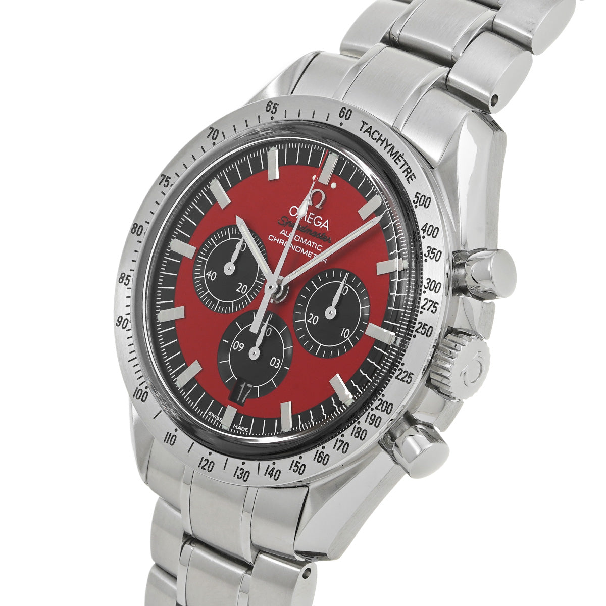 Speedmaster Legend Michael Schumacher 2005 3506.61 Red/Black OMEGA Men's [Pre-owned]