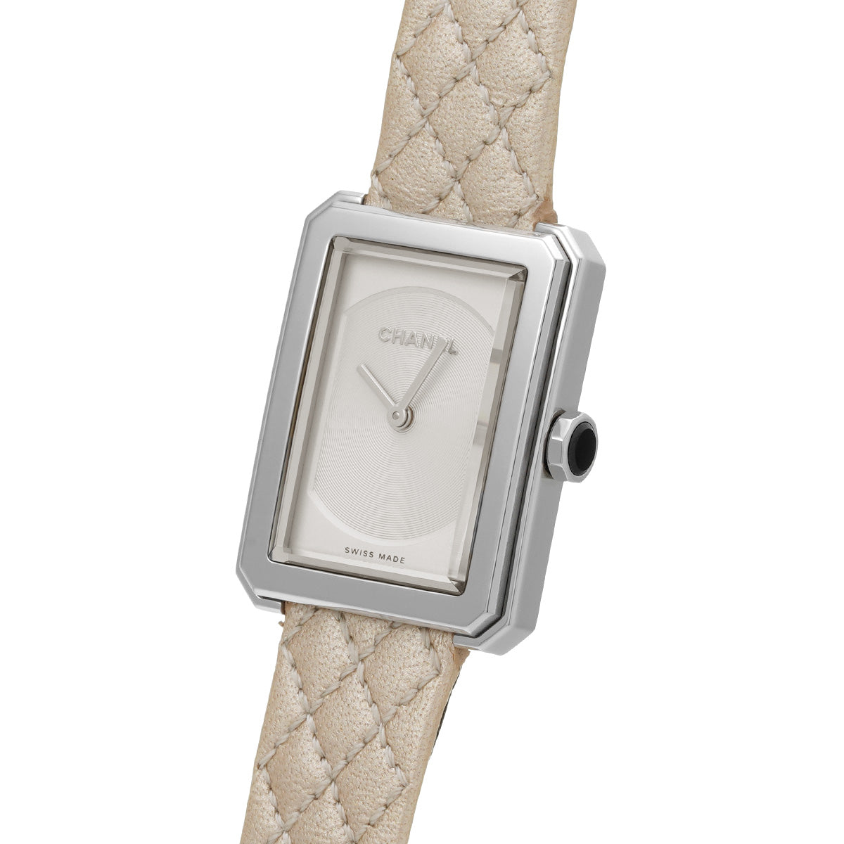Boyfriend H6401 White CHANEL Ladies [Pre-owned].