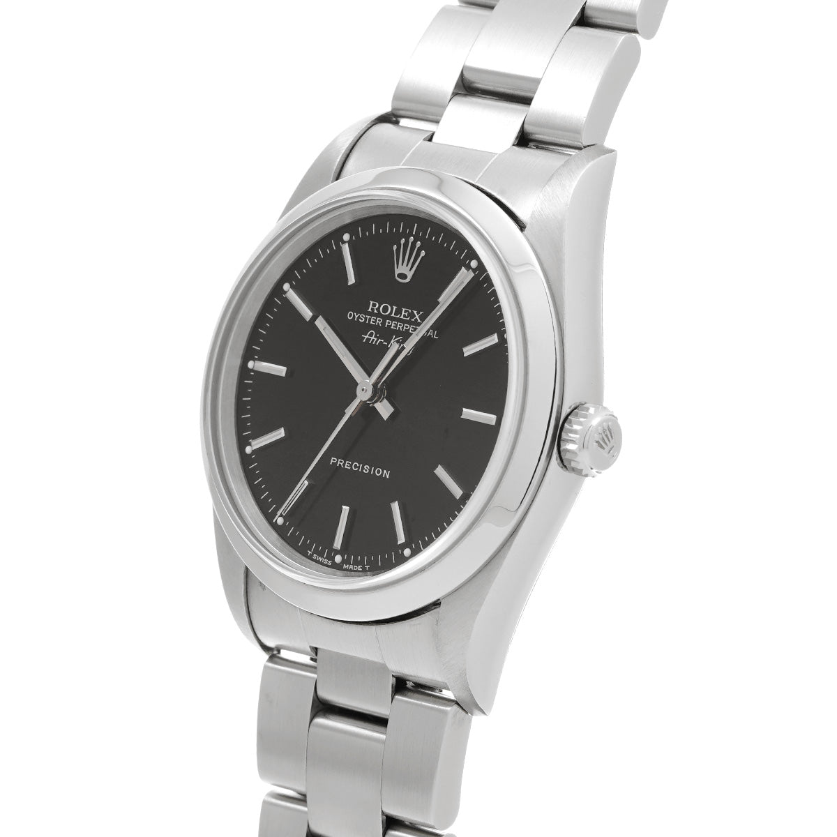 Air-King 14000 U (manufactured circa 1997) Black ROLEX Men's [Pre-Owned].