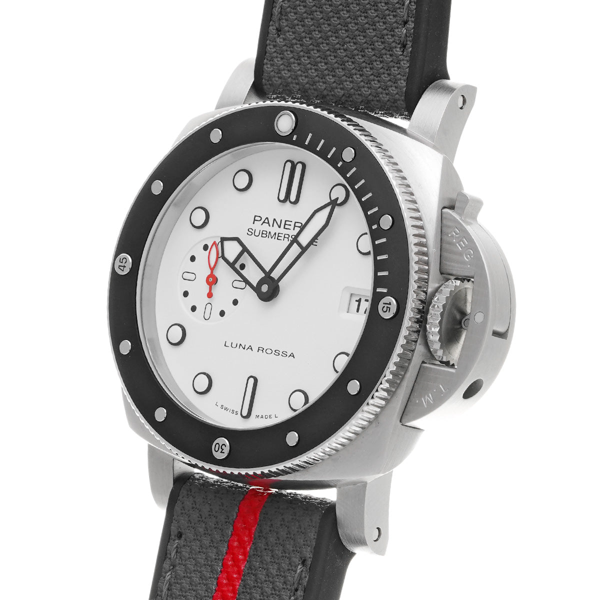 Submersible Luna Rossa PAM01579 AA (manufactured circa 2024) White PANERAI Men's [Pre-Owned].