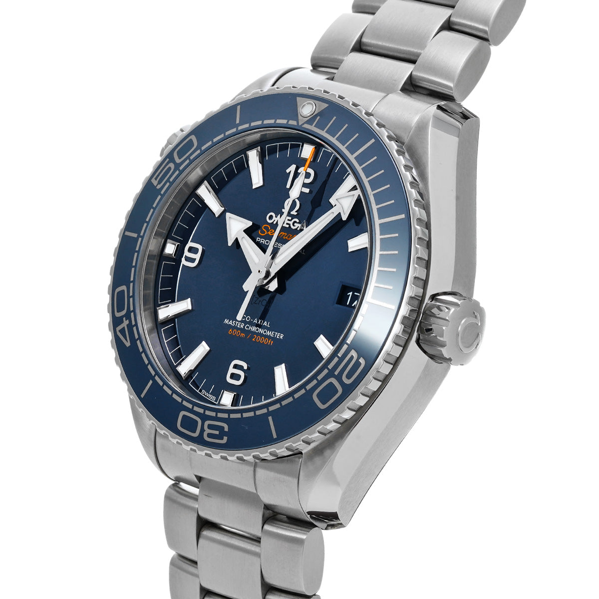 Seamaster Planet Ocean 600 Co-Axial Master Chronometer 215.30.44.21.03.001 Blue OMEGA Men's [pre-owned]