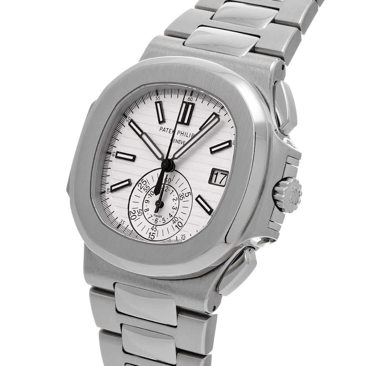 Nautilus Chronograph 5980/1A-019 White PATEK PHILIPPE Men's [Pre-Owned].