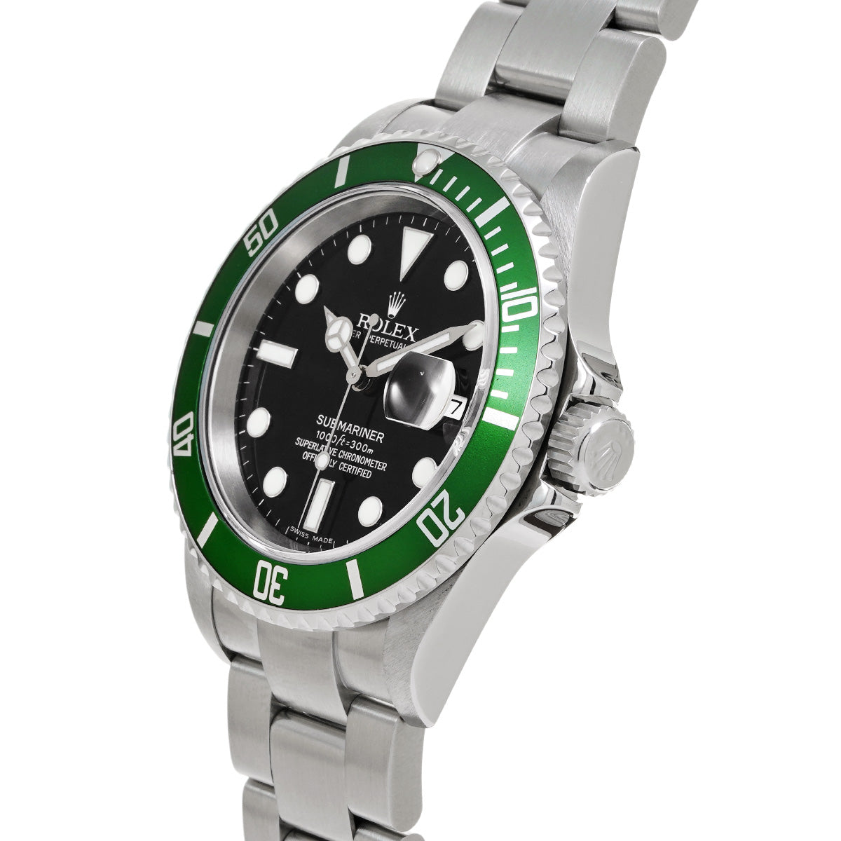 Submariner Date 16610LV Z (manufactured circa 2006) Black ROLEX Men's [Pre-Owned].