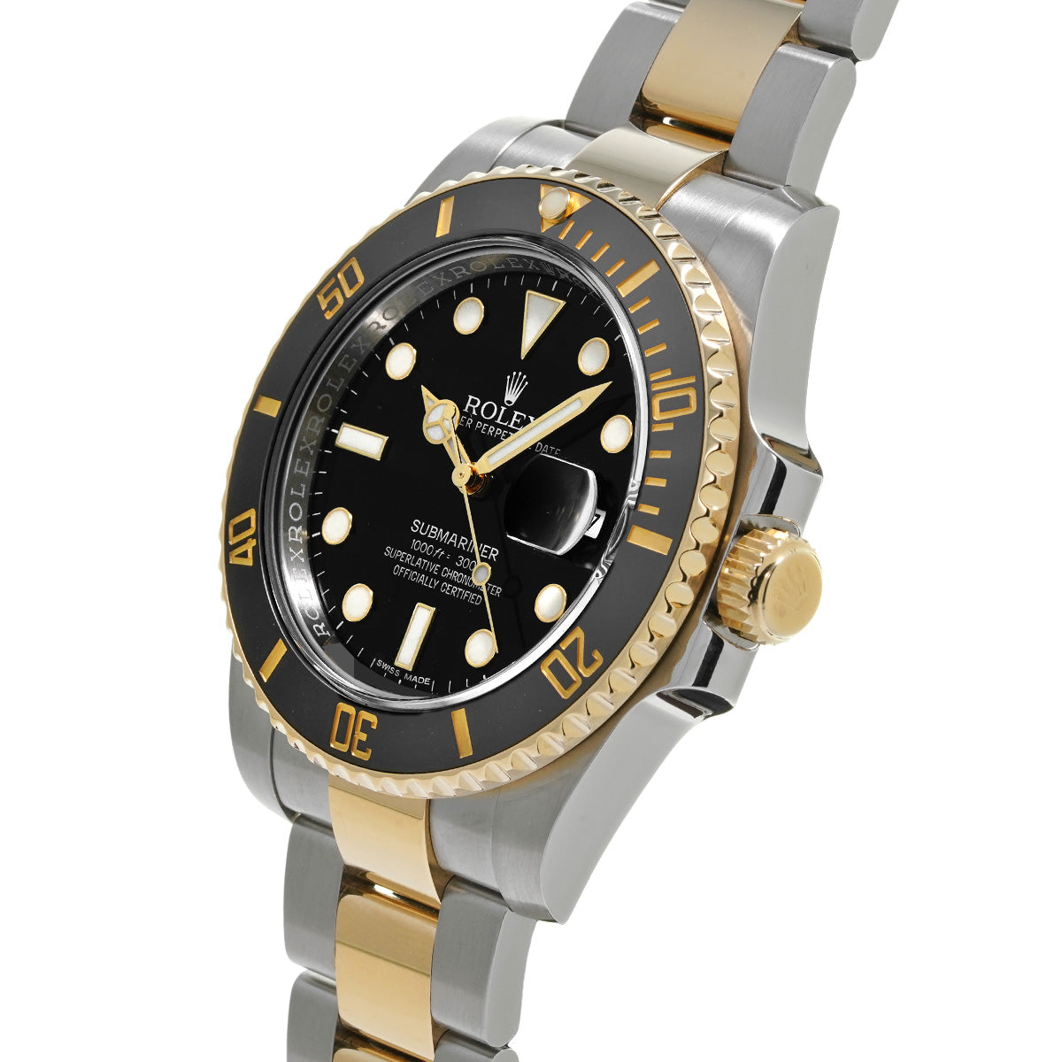 Submariner Date 116613LN Random Serial Black ROLEX Men's [Pre-Owned].