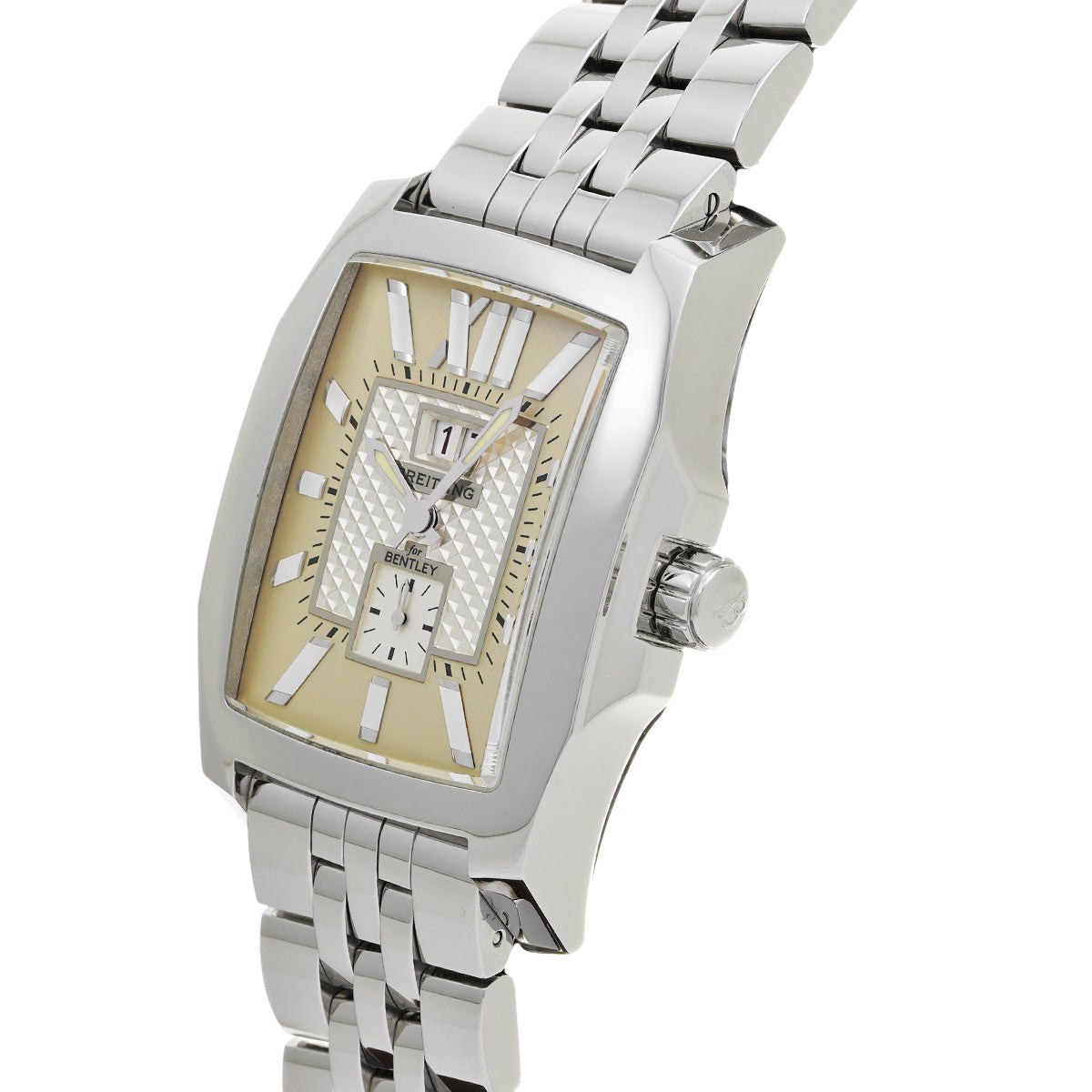 Bentley Flying B Big Date A1636212 White BREITLING Men's [Pre-Owned].