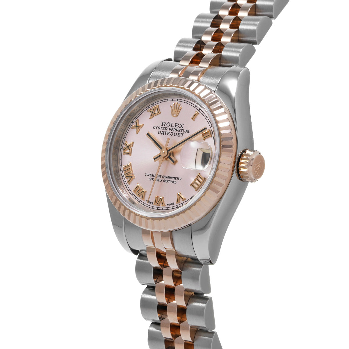 DATE JUST 179171 D (manufactured circa 2006) Pink ROLEX Ladies [Pre-Owned].