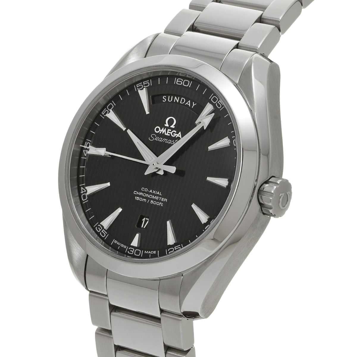 Seamaster Aqua Terra Co-Axial Day Date 231.10.42.22.01.001 Black OMEGA Men's [Pre-Owned].
