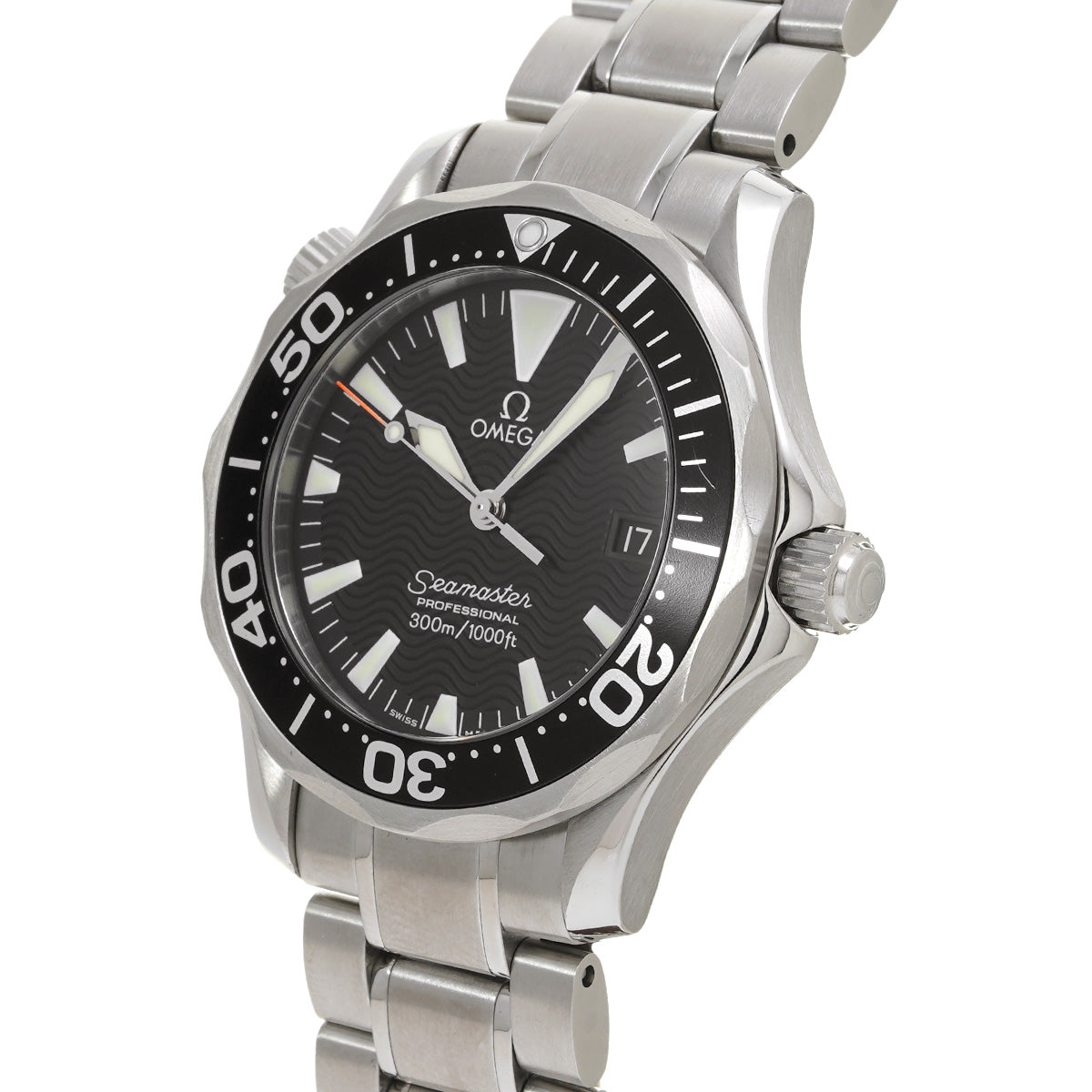2262.50 Seamaster Professional 300 Black OMEGA Men's [Pre-owned].