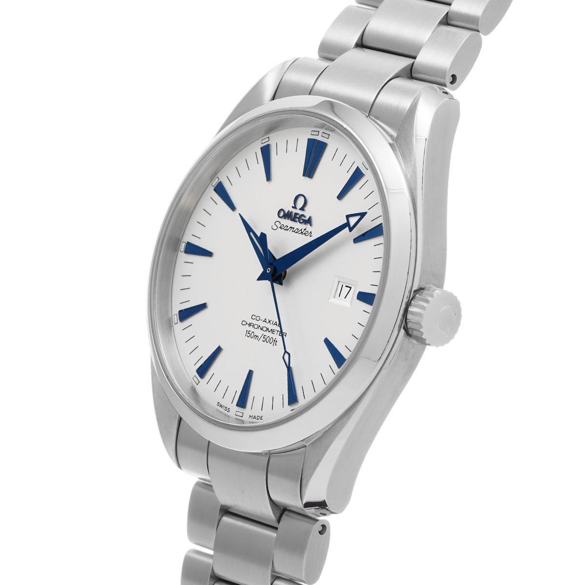 Seamaster Aqua Terra Co-Axial L Size 2502.33 White OMEGA Men's [Pre-Owned].