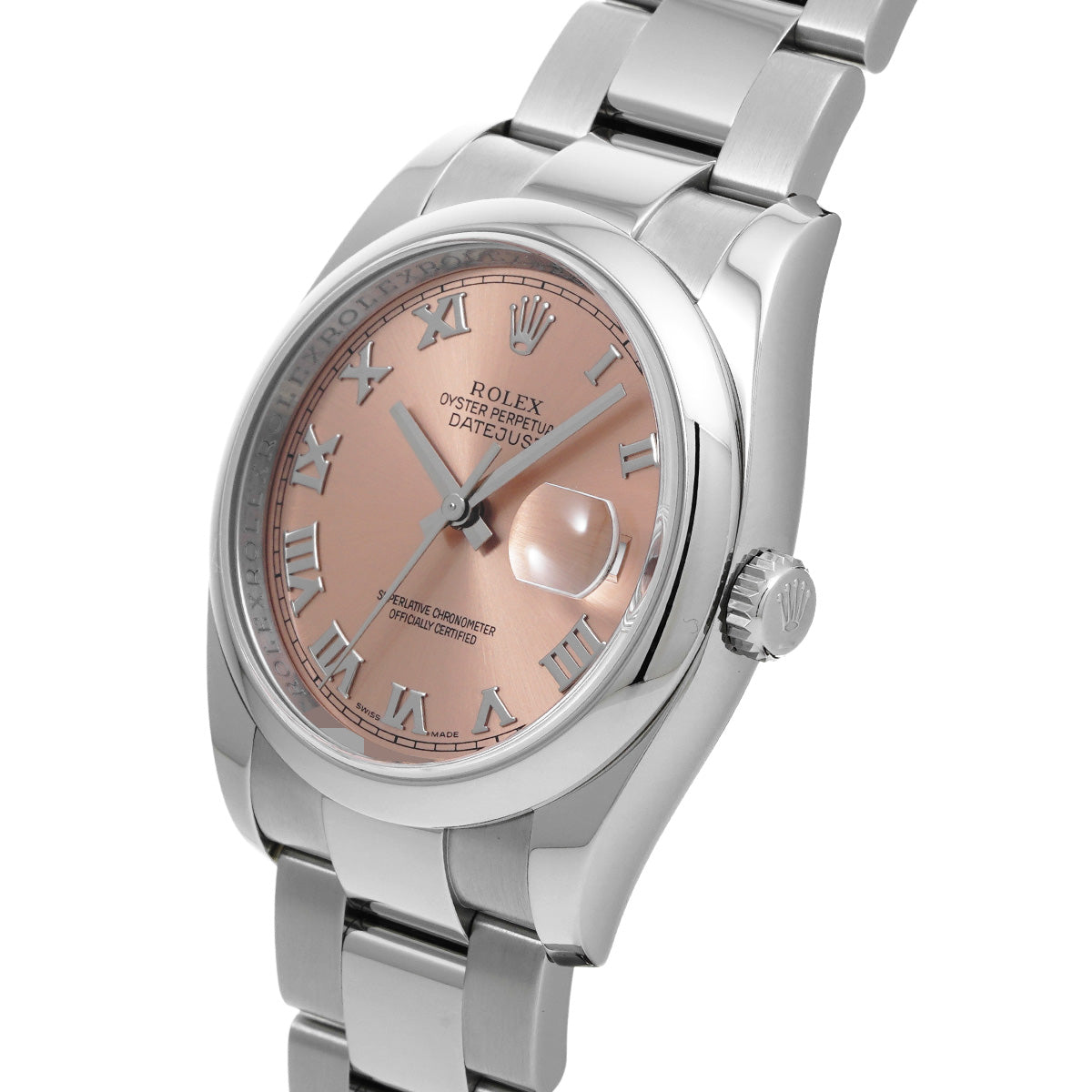 DATE JUST 116200 M (manufactured circa 2007) Pink ROLEX Men's [Pre-Owned].