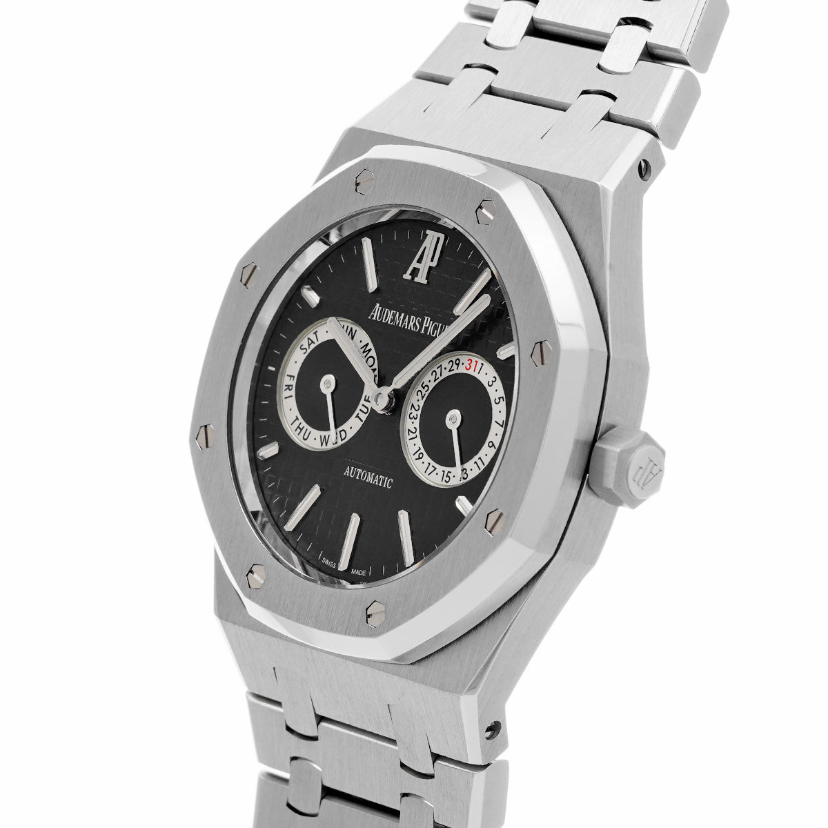 Royal Oak Day Date 26330ST.OO.1220ST.01 Black AUDEMARS PIGUET Men's [Pre-Owned].