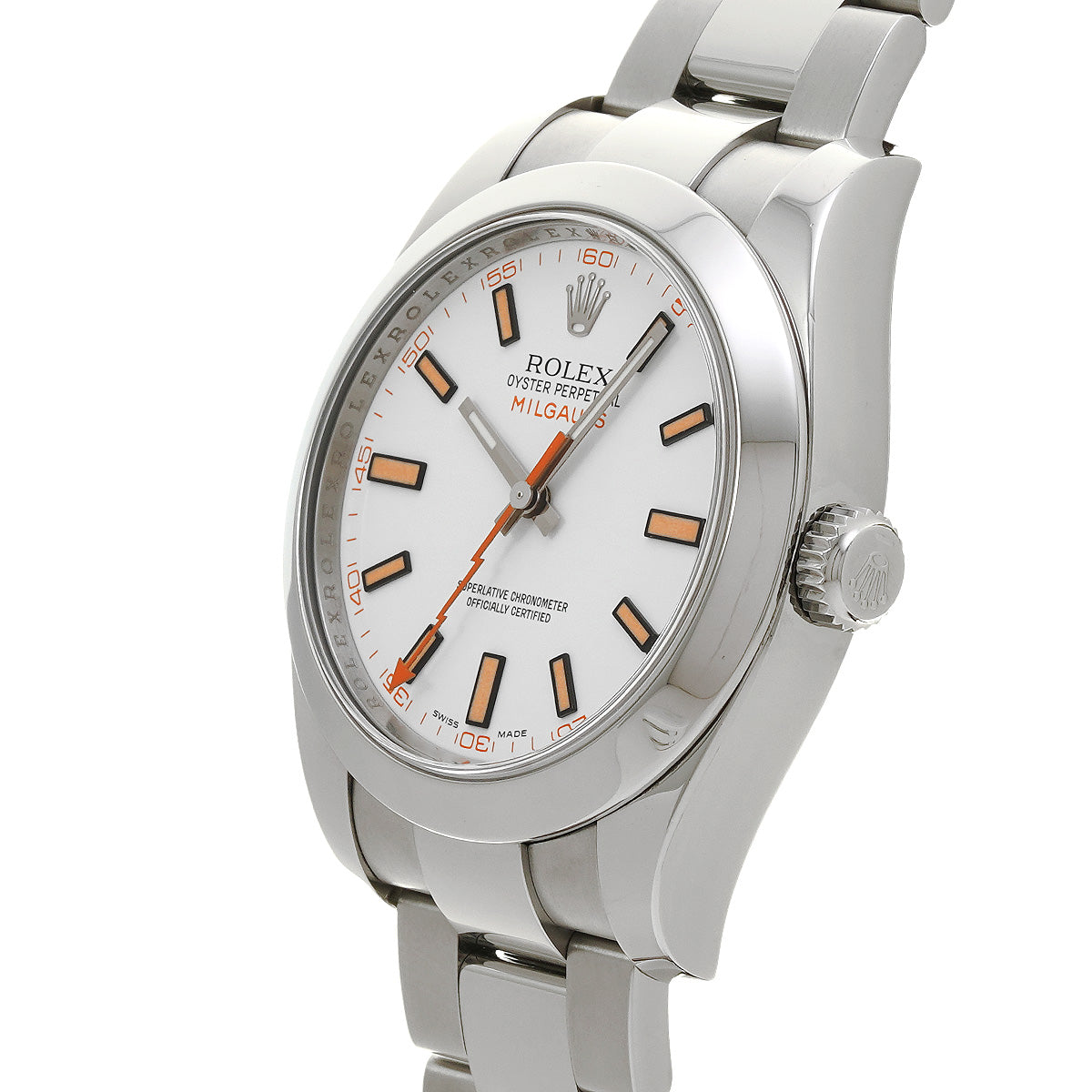 Milgauss 116400 V (manufactured around 2009) White ROLEX Men's [Pre-Owned].