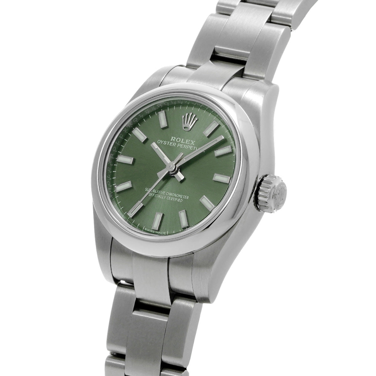 Oyster Perpetual 26 176200 Random Serial Olive Green ROLEX Ladies [Used].