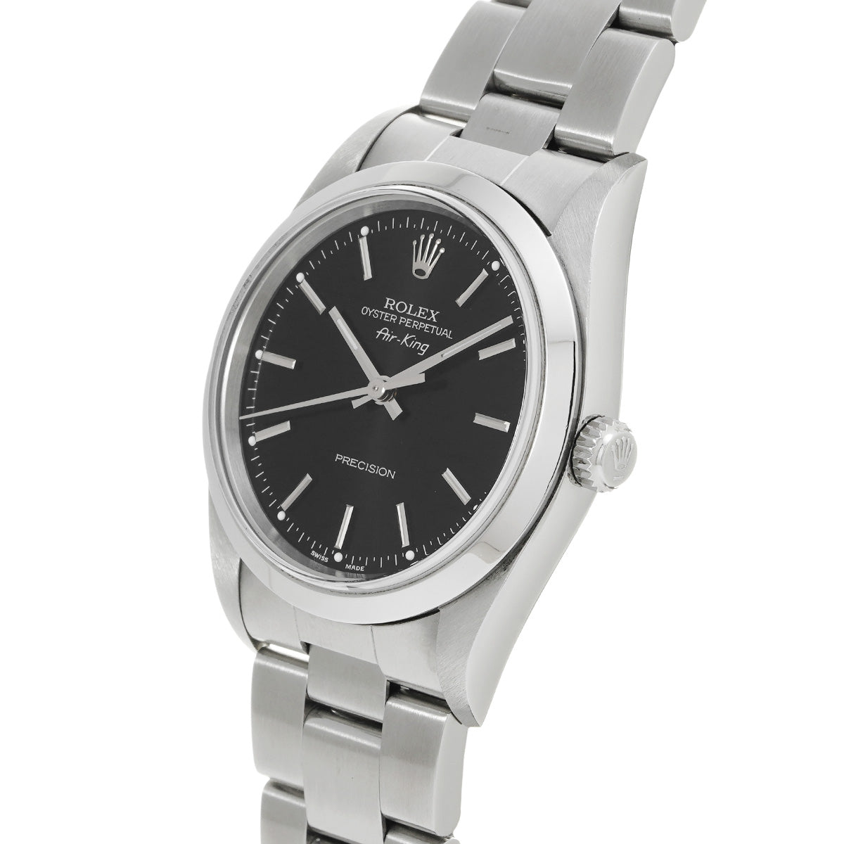 Air-King 14000M F (circa 2004) Black ROLEX Men's [Pre-Owned].
