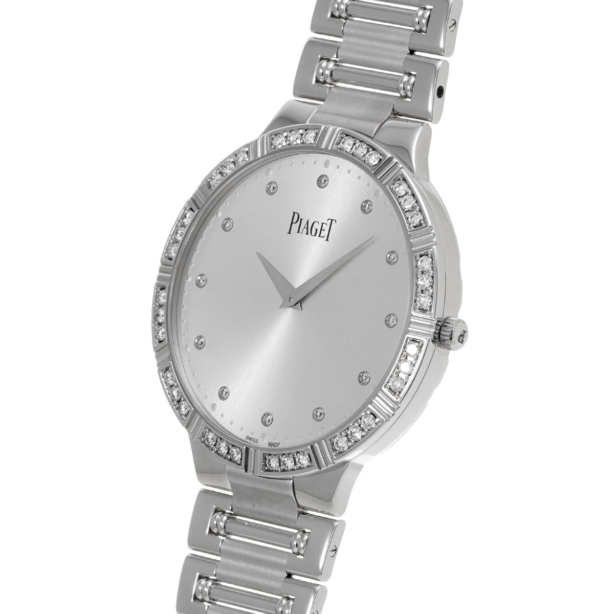 Dancer G0A31046 Silver/Diamond Piaget Men's [Pre-owned].