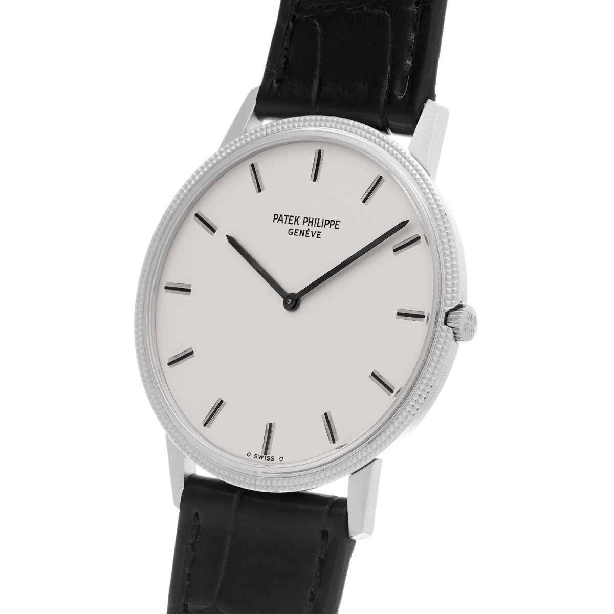 Calatrava 3590G Silver PATEK PHILIPPE Men's [Pre-Owned].