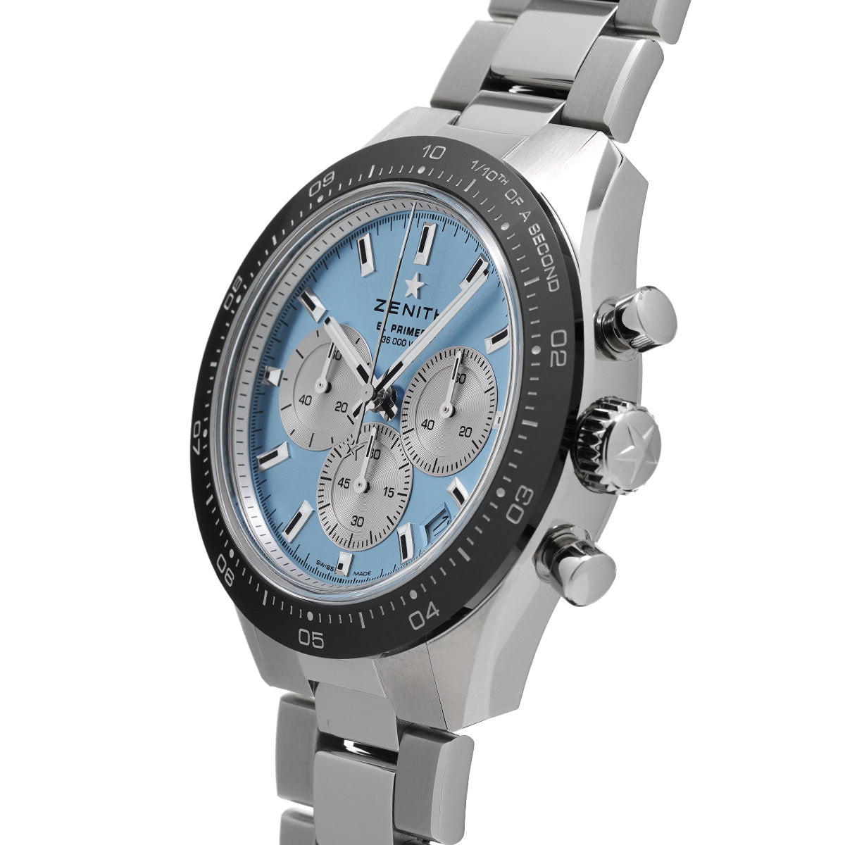 Chronomaster Sport Yoshida Special Edition 03.3106.3600/55.M3100 Ice Blue/Silver ZENITH Men's [New].