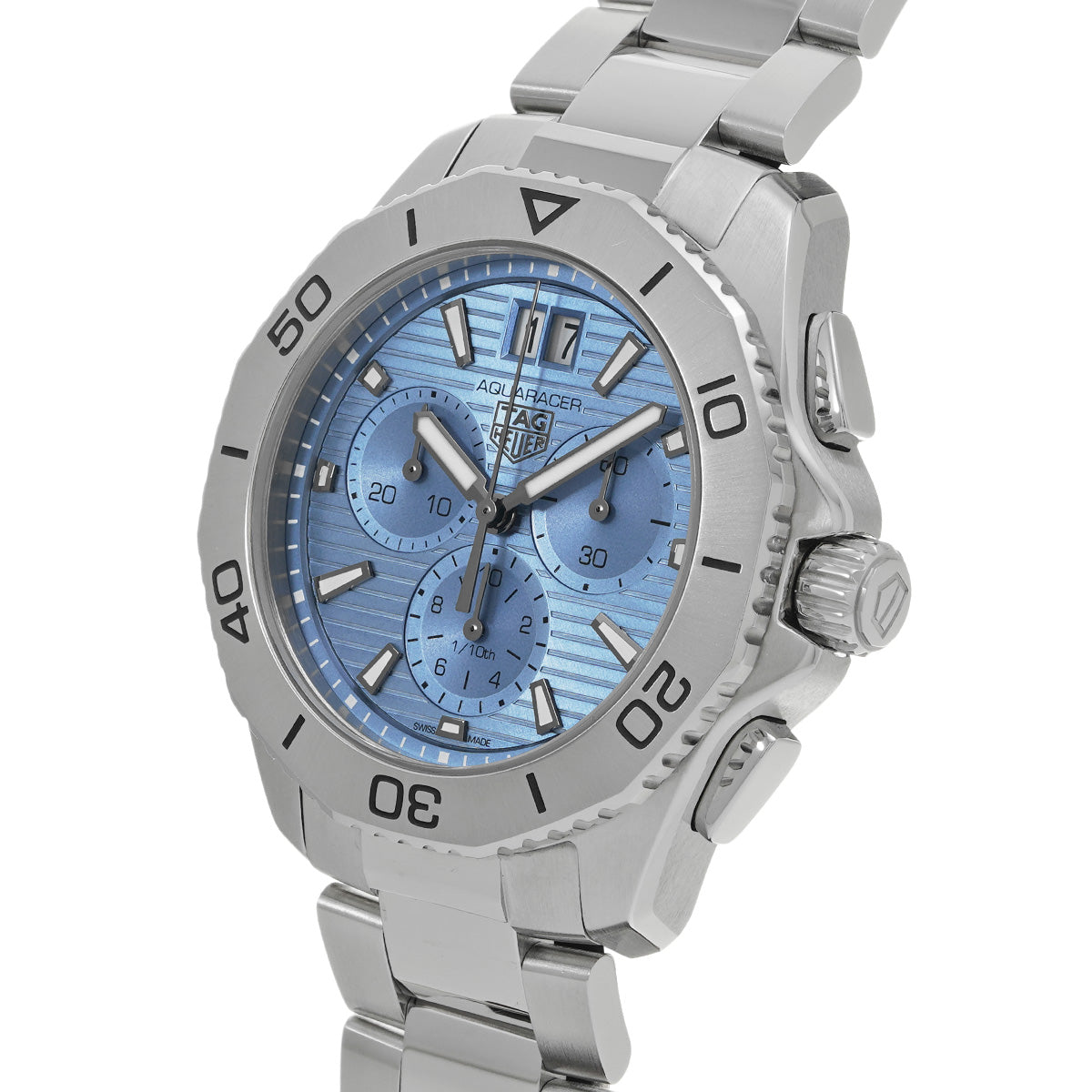 Aquaracer Professional 200 Quartz CBP1112.BA0627 Light Blue TAG HEUER Men's [Pre-Owned]