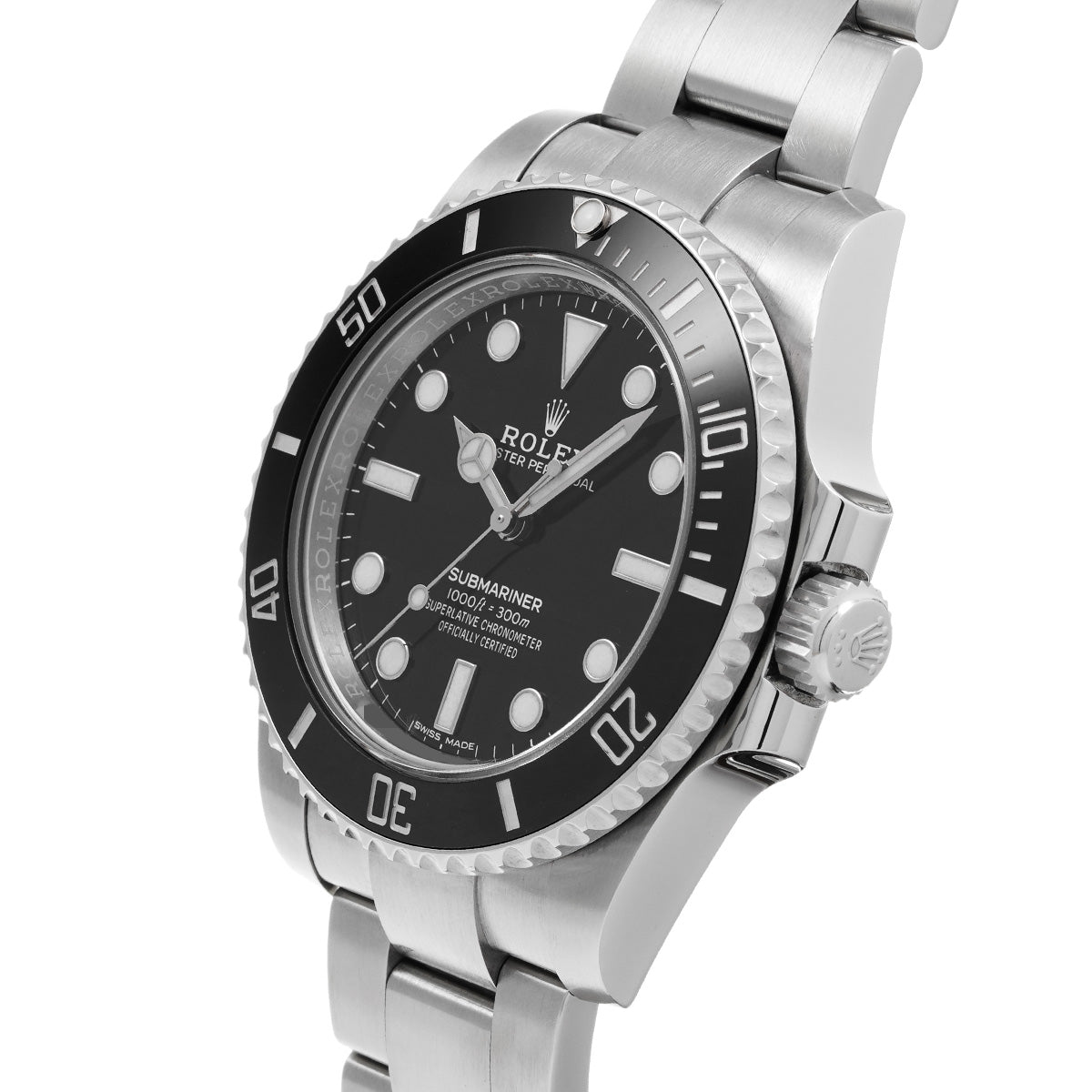 Submariner 114060 Random Serial Black ROLEX Men's [Pre-Owned].